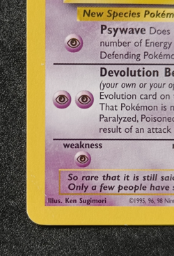 Pokemon TCG Mew 8 WOTC Wizards of the Coast Black Star Promo Card - LP - Image 5