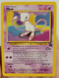 Mew Black Star Promo #8 WOTC LP Vintage Pokemon TCG - Image 1