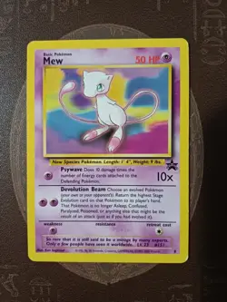 Mew Black Star Promo #8 WOTC LP Vintage Pokemon TCG - Image 4