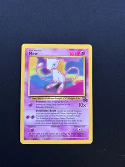 Pokemon Mew Black Star Promo #8 WOTC Vintage 1999 LP - Image 1