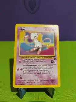 Pokemon Light Play Mew 8 Black Star Promo Non-Holo Card WOTC - Image 3