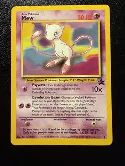 Pokemon Mew Promo #8 WOTC (1999) LP+ / Near Mint – Original Wizards Card - Image 2