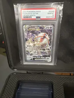 PSA 10 Deoxys VSTAR GG46 Crown Zenith Galarian Gallery Ultra Rare Pokemon Card - Image 1