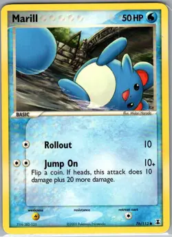 Marill 76/113 Non Holo Delta Species - Pokemon Card - NM - Image 1