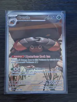 Pack Fresh ! Crustle - Destined Rivals 186/182 IR Pokemon Card NM - Image 1