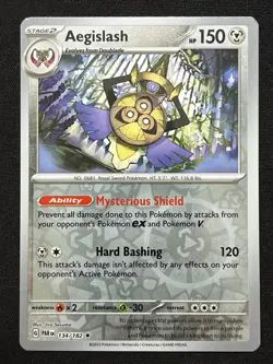 Aegislash 134/182 Pokemon Paradox Rift Reverse Holo - Image 1