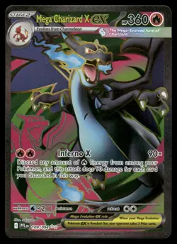 Pokemon Cards Mega Charizard X ex 109/094 Phantasmal Flames Ultra Rare NM - Image 1