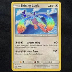 Pokemon Card Shining Lugia - SM82 Shiny Holo Rare SM Promo LP - Image 1