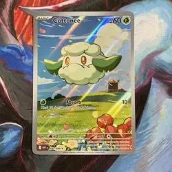 Pokemon TCG Cottonee 090/086 White Flare Illustration Rare Holo Card - Image 2