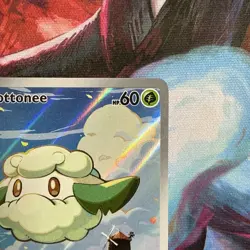 Pokemon TCG Cottonee 090/086 White Flare Illustration Rare Holo Card - Image 4
