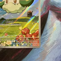 Pokemon TCG Cottonee 090/086 White Flare Illustration Rare Holo Card - Image 5