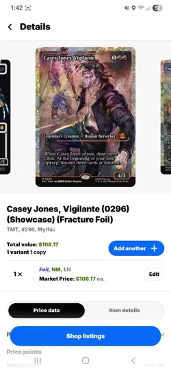 Magic: The Gathering TMT Foil Borderless Card Lot Shredder Casey Jones Krang - Image 2