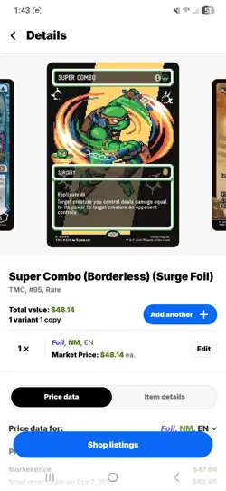 Magic: The Gathering TMT Foil Borderless Card Lot Shredder Casey Jones Krang - Image 4