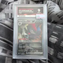 Pokemon TCG Journey Together - N's Zoroark EX 185/159 SIR Graded Card Ace 9 Mint - Image 1