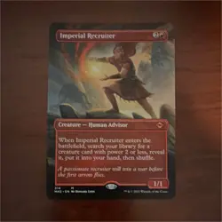 Wizards Imperial Recruiter Mythic Creature Modern Horizons 2 Borderless Red - Image 1