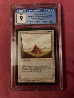 CONVERSION Alpha MTG Magic: The Gathering GRADED CGC 9+ MINT 9, 9, 9, 9.5 - Image 1