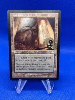 VTG Magic the Gathering Torment Cabal Coffers 139 Land Regular Uncommon LP/MP - Image 1