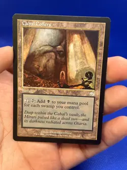VTG Magic the Gathering Torment Cabal Coffers 139 Land Regular Uncommon LP/MP - Image 2