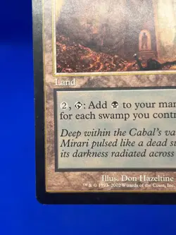 VTG Magic the Gathering Torment Cabal Coffers 139 Land Regular Uncommon LP/MP - Image 5