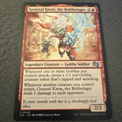 MTG - General Kreat, the Boltbringer (Anime) - 0048 - J25 / Foundations - Image 1
