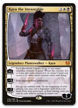 Kaya the Inexorable #218 (NM) Kaldheim KHM Magic MTG - Image 1