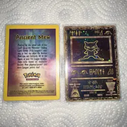 Pokemon TCG Ancient Mew Holo Rare Card 2000 Movie Promo - Image 1