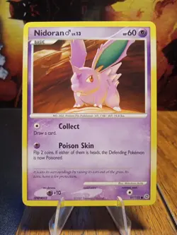 2007 Pokemon Secret Wonders Nidoran #97 Extremely LP - Image 1