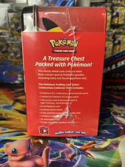 Pokemon Celebrations 25th Anniversary Collector's Chest Lunchbox Sealed - Image 2