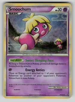 Smoochum 30/123 HeartGold & SoulSilver Pokemon MP - Holo Promo - Image 1