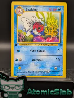 Pokemon TCG Seaking 46/64 Jungle 1st Edition Regular Non-Holo 1999 (NM/LP) - Image 1