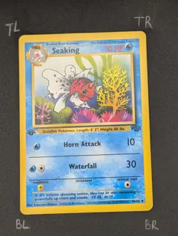 Pokemon TCG Seaking 46/64 Jungle 1st Edition Regular Non-Holo 1999 (NM/LP) - Image 3
