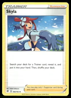 2020 Sword & Shield - Rebel Clash Skyla Uncommon #166 - Image 1