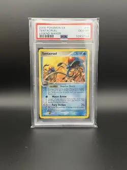 PSA 10 2006 Pokemon EX Legend Maker 45/92 Tentacruel Gem Mint Non-holo - Image 1