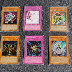 Yugioh Dark Light Earth Trap Card Lot Of 6 Rare Gilford The Legend Divine Dragon - Image 1