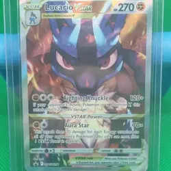 Lucario VSTAR SWSH291 Sword & Shield Promo Full Art Holo Pokemon TCG Near Mint - Image 2