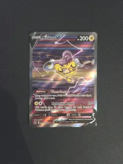 Pokemon TCG Raikou V GG41/GG70 Crown Zenith: Galarian Gallery - Image 1