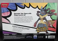 Pokemon Mega Evolution Ascended Heroes Lucario Premium Poster Collection Box - Image 2