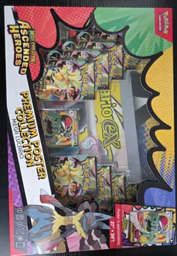 Pokemon Mega Evolution Ascended Heroes Lucario Premium Poster Collection Box - Image 3