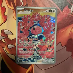 Pokemon TCG: Flamigo 227/193 Full Art Ultra Rare Holo Paldea Evolved NM IR AR - Image 3