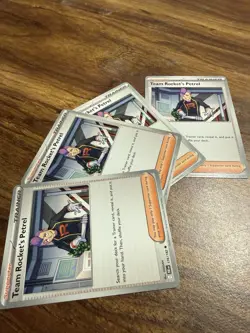 4x Team Rocket's Petrel 176/182 - NM Playset - Trainer x4 - Pokemon TCG - Image 2