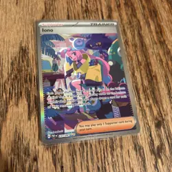 (b) 2024 Pokemon Paldean Fates Iono #237/091 NM/M - Image 1