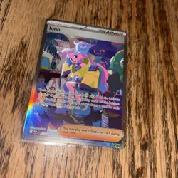 (b) 2024 Pokemon Paldean Fates Iono #237/091 NM/M - Image 3