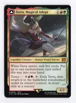 Terra, Magical Adept 0245 (M) MTG Final Fantasy (FIN) (EN) - Image 1