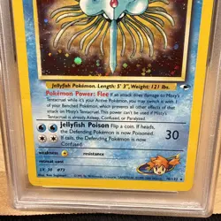 Pokemon Misty's Tentacruel Holo Rare Card 10/132 Gym Heroes PSA 8 - Image 2