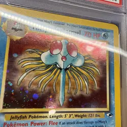 Pokemon Misty's Tentacruel Holo Rare Card 10/132 Gym Heroes PSA 8 - Image 4
