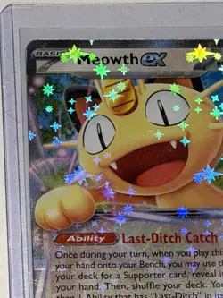 Meowth EX Full Art Holo Rare Perfect order 062/088 Pokemon TCG Card 170 HP - Image 3