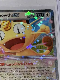 Meowth EX Full Art Holo Rare Perfect order 062/088 Pokemon TCG Card 170 HP - Image 4