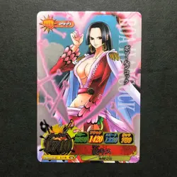 S5737 Boa Hancock SR Holo Japanese One Piece Berry Match IC Carddass Card M19 - Image 1