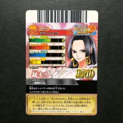 S5737 Boa Hancock SR Holo Japanese One Piece Berry Match IC Carddass Card M19 - Image 3