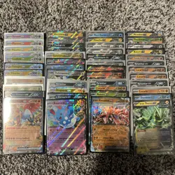 Pokemon TCG Mixed Set Ex Holo foil Card Lot Near Mint 47 cards - Image 1